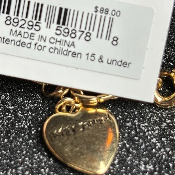 Betsey Johnson, Ho Ho Ho, Christmas necklace NWT red and green - Picture 3 of 6